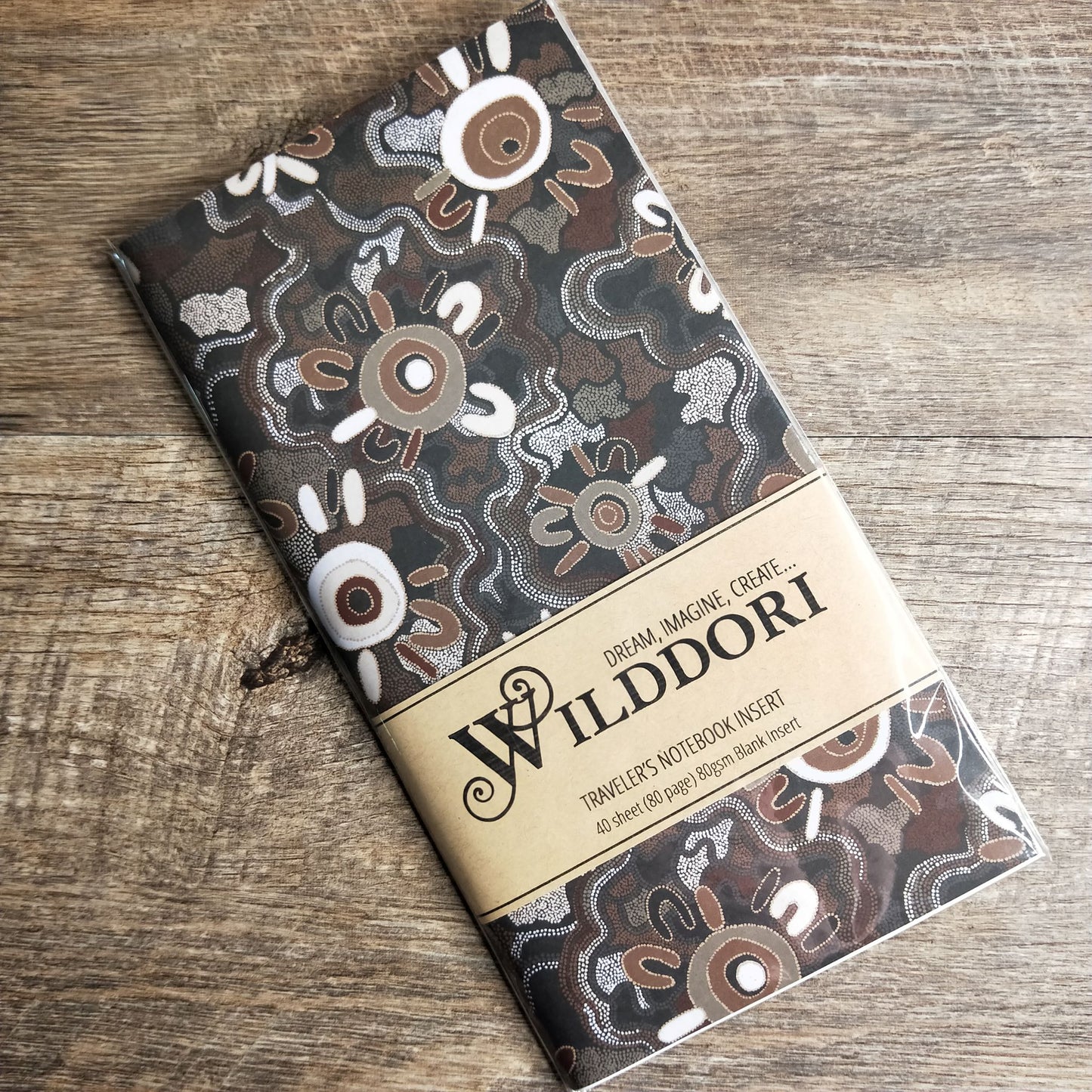 Wilddori 40 sheet Blank Insert - Australian Indigenous Design 21