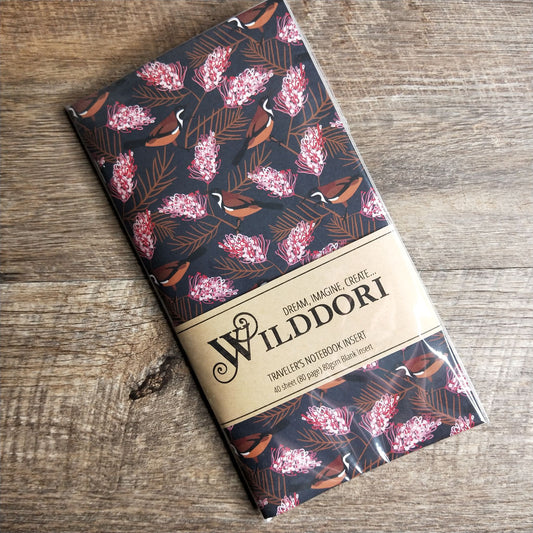 Wilddori 40 sheet Blank Insert - Birds and Blossoms 6
