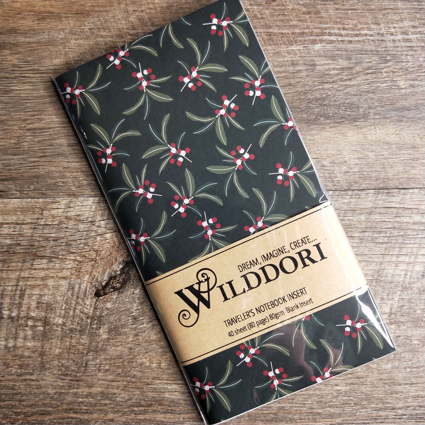 Wilddori 40 sheet Blank Insert - Native Berries