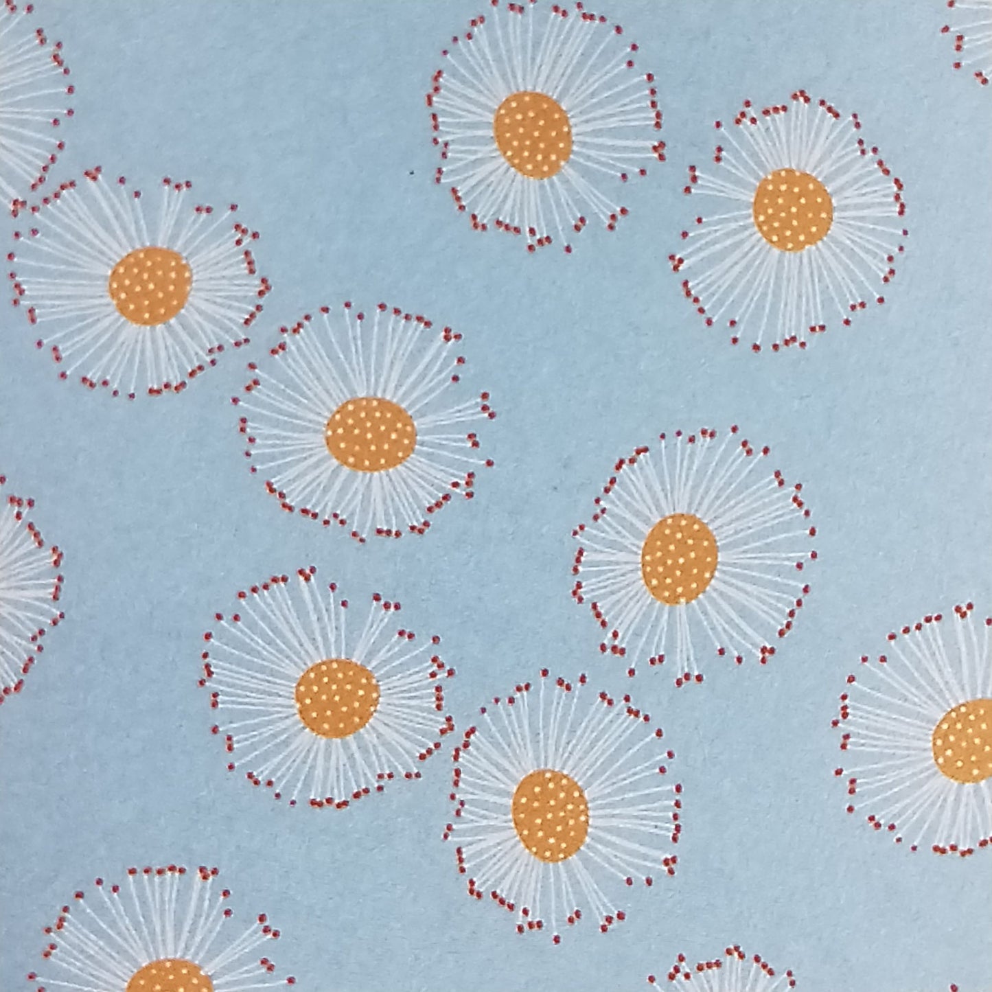 Wilddori 40 sheet Blank Insert - Blue Gold Blossom
