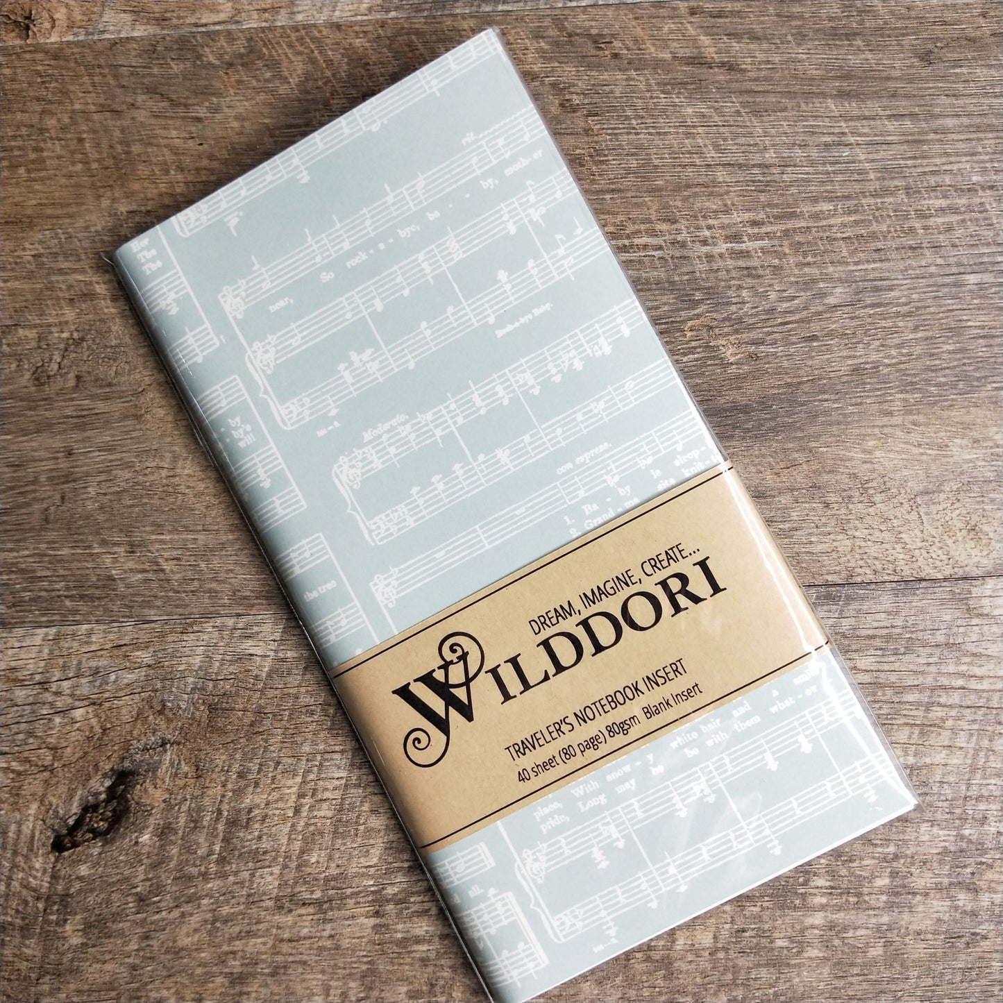 Wilddori 40 sheet Blank Insert - Baby Boy Sheet Music
