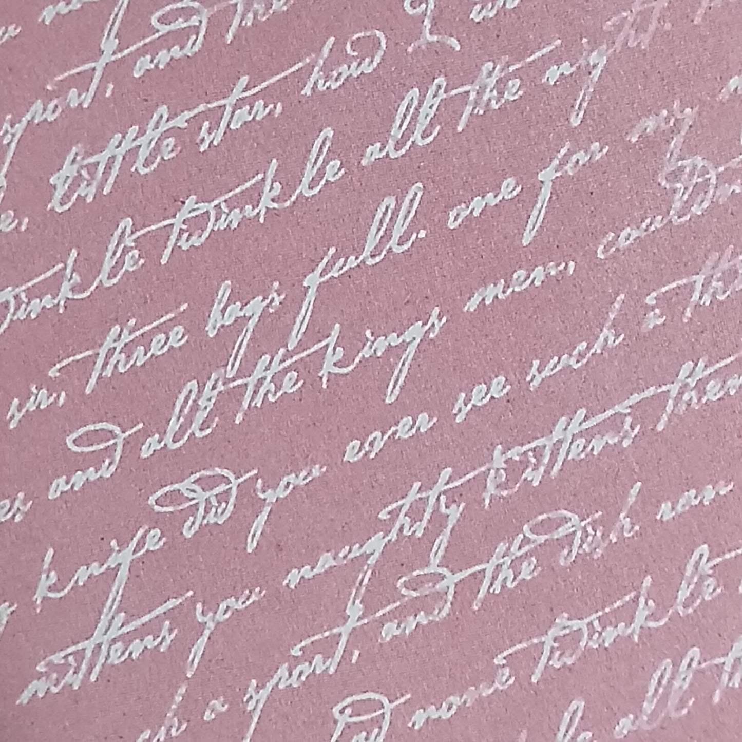 Wilddori 40 sheet Blank Insert - Baby Girl Script