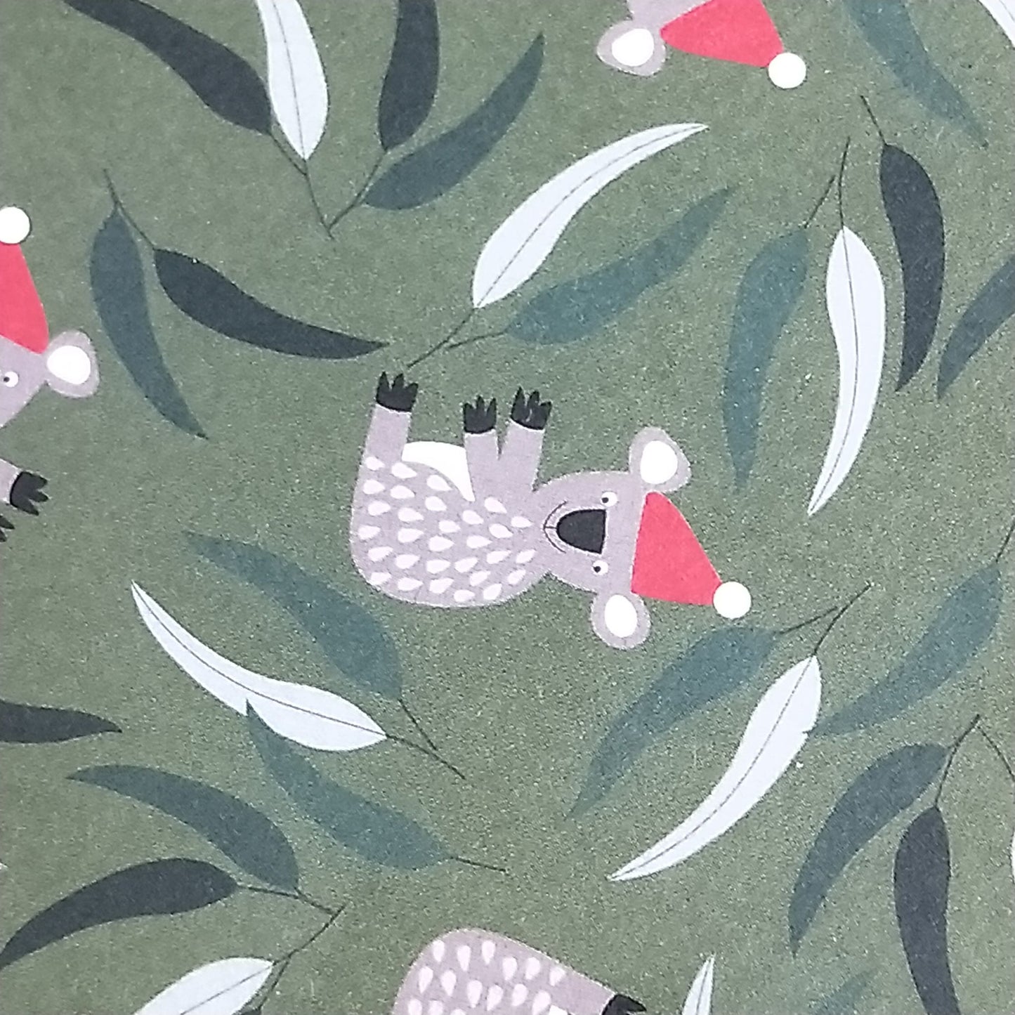 Wilddori 40 sheet Blank Insert - Aussie Christmas Koala Green