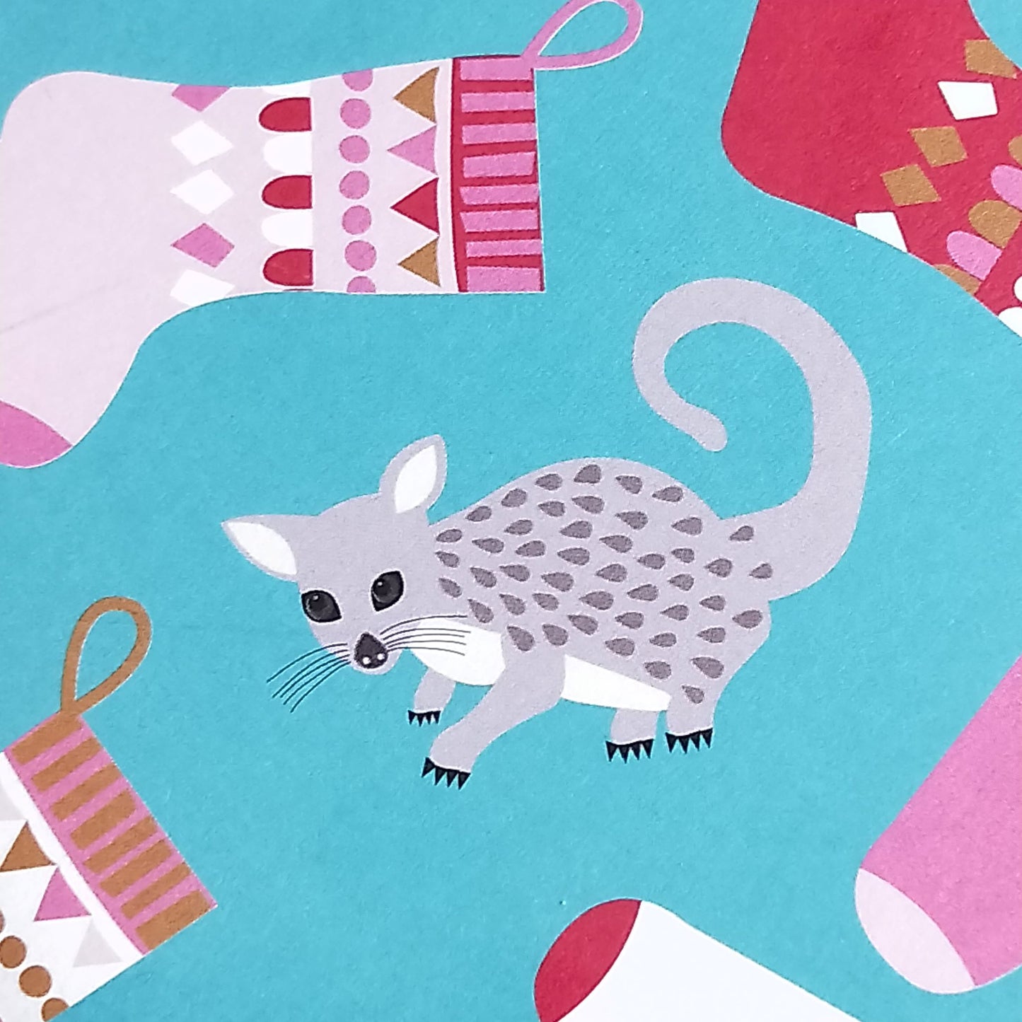 Wilddori 40 sheet Blank Insert - Aussie Christmas Possum Stockings