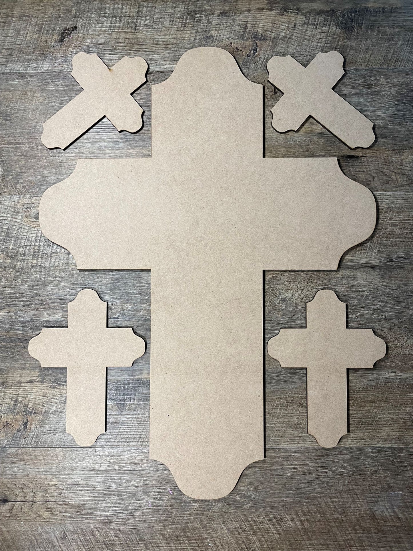 MDF Cutout Cross Set 2