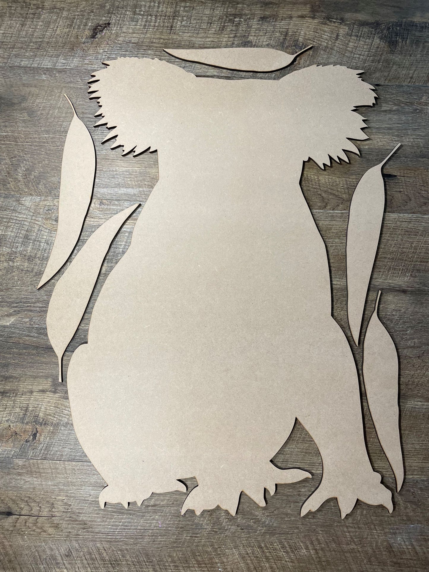 MDF Cutout Koala Set 2