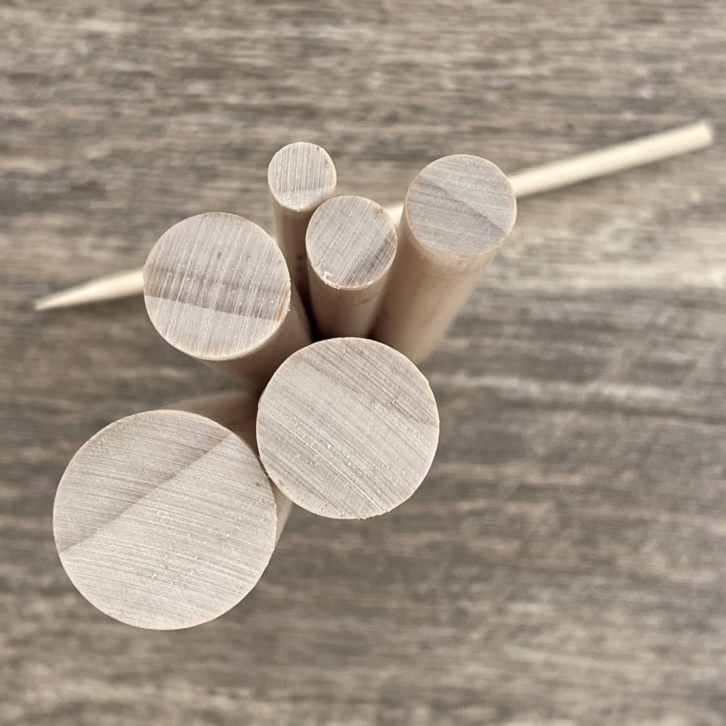 Tasmanian Oak Wooden Dotting Rods