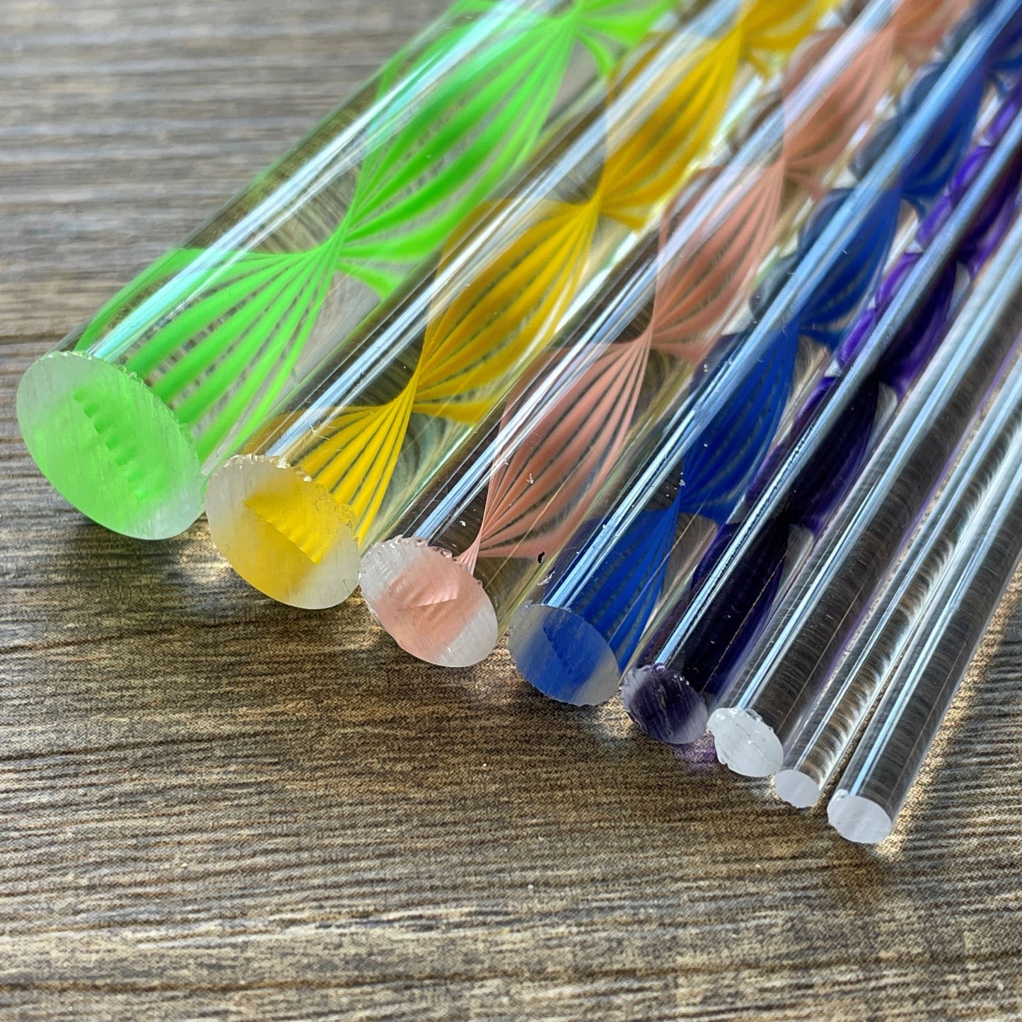 Spiral Acrylic Dotting Rods