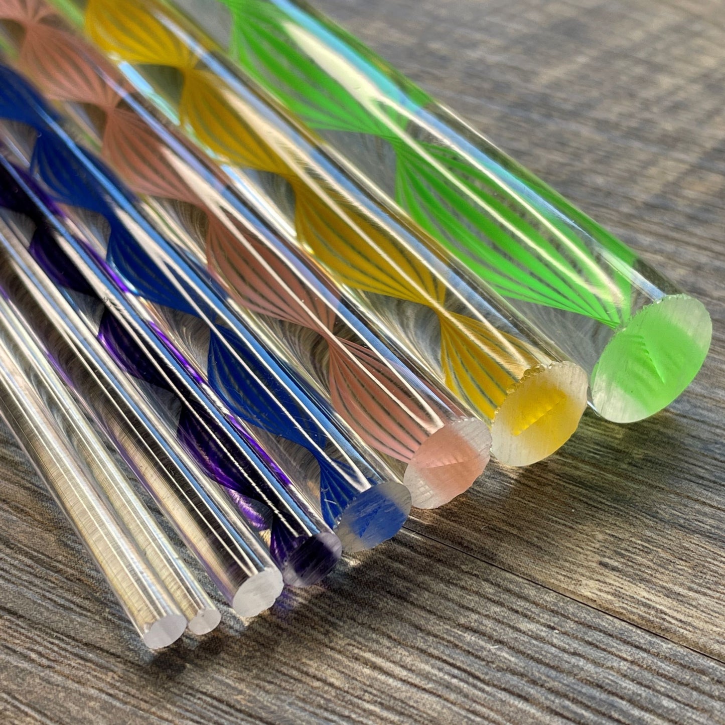 Spiral Acrylic Dotting Rods