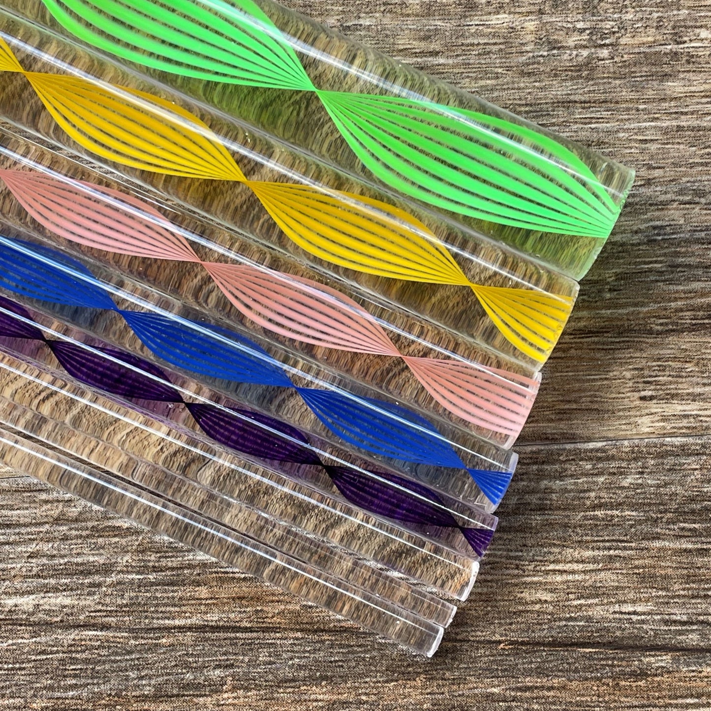 Spiral Acrylic Dotting Rods