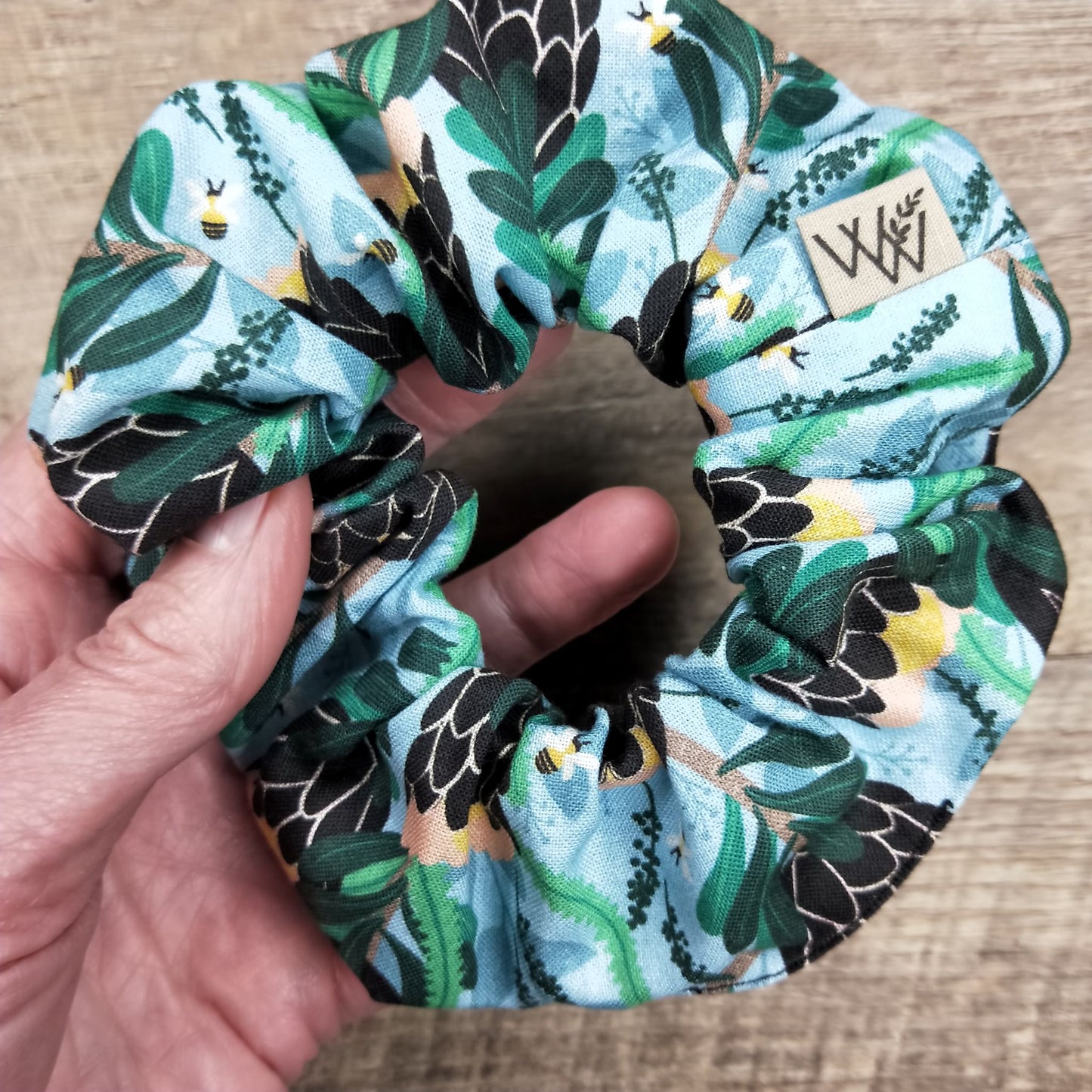 Scrunchies - Blue Protea