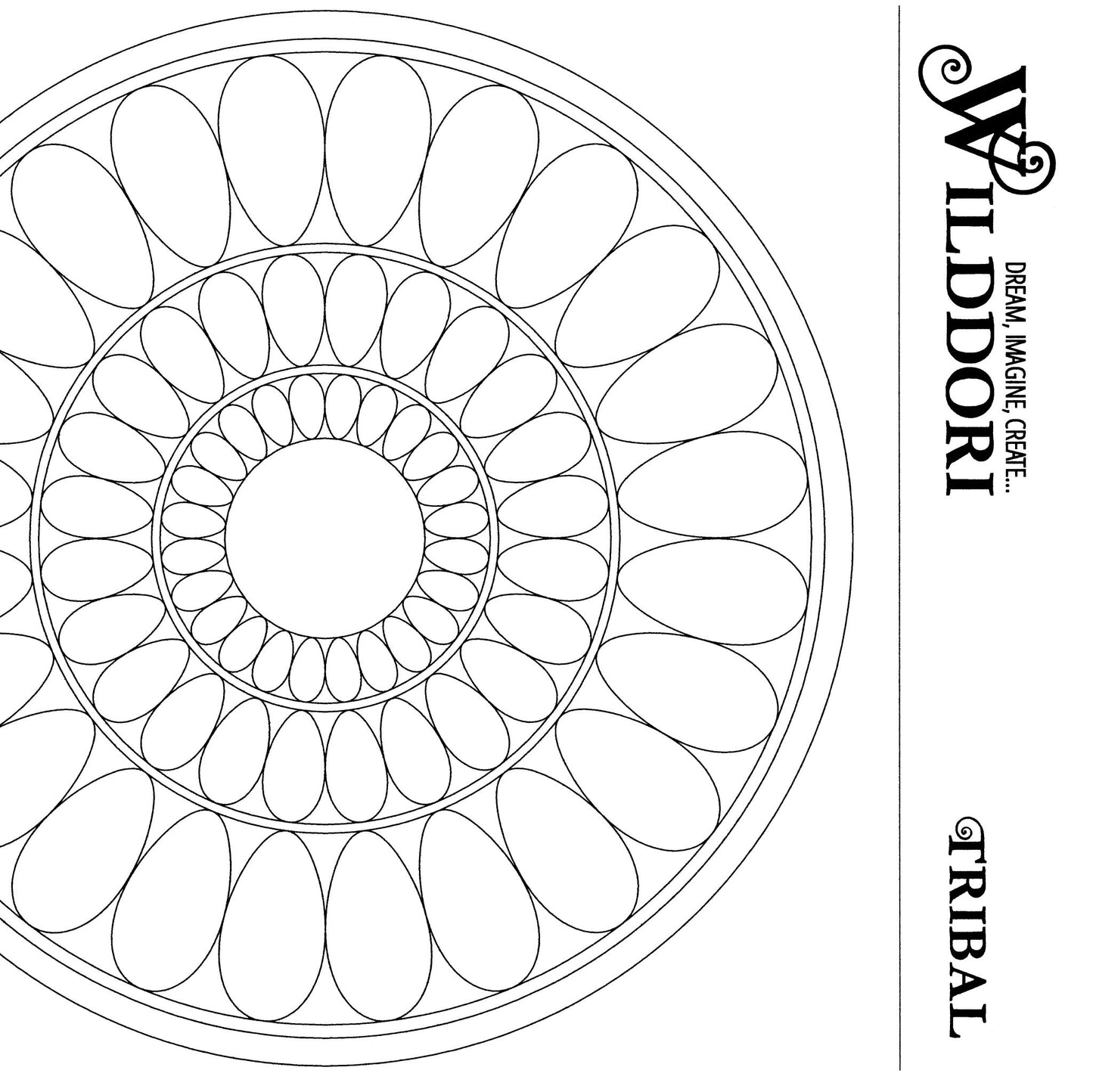 Wilddori Printable Colour In Pages Tribal 8