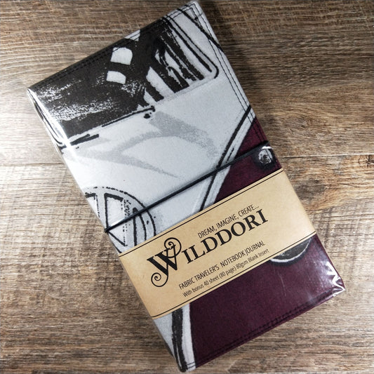 Wilddori Traveler's Notebook Cover Burgundy Van