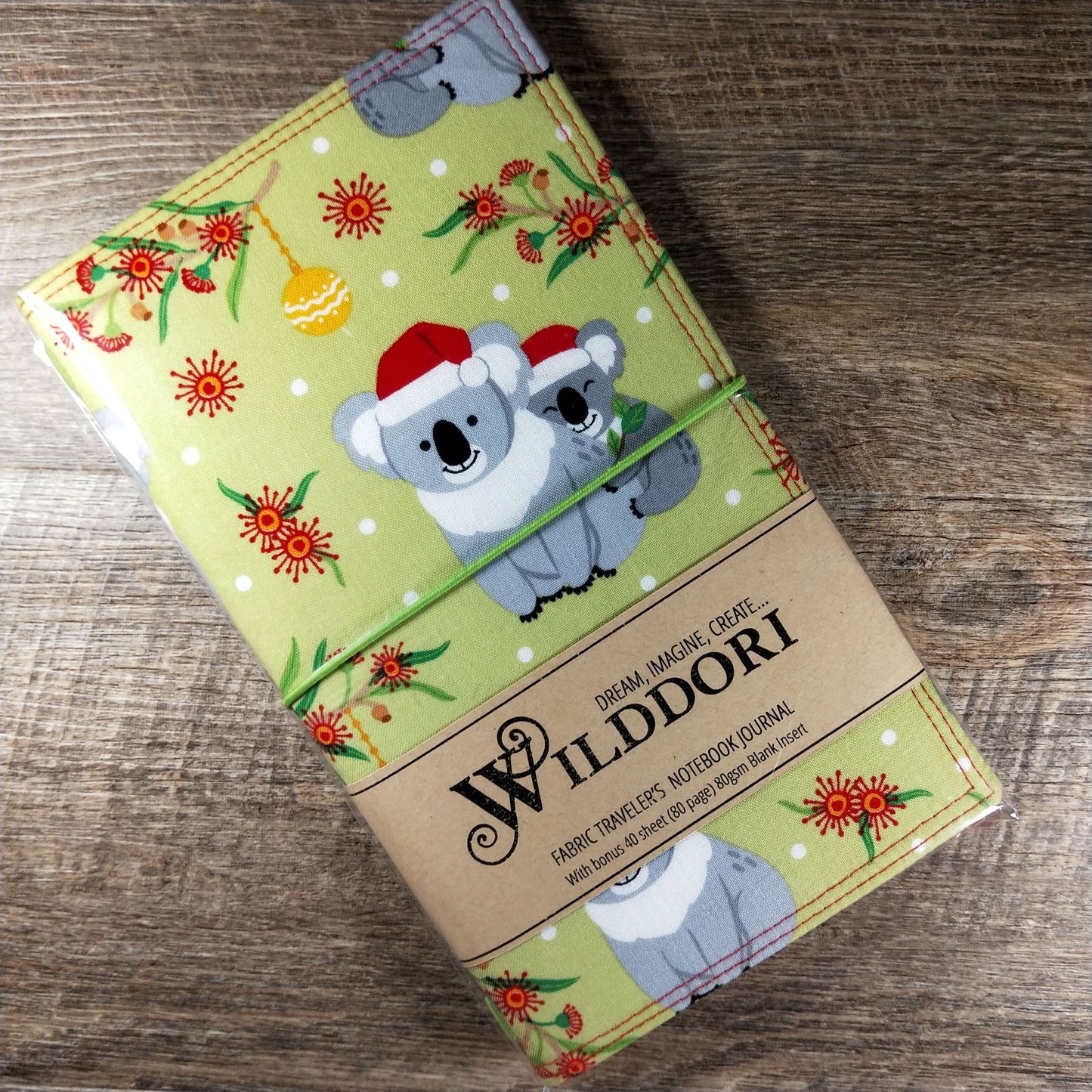 Wilddori Traveler's Notebook Cover Christmas Koala