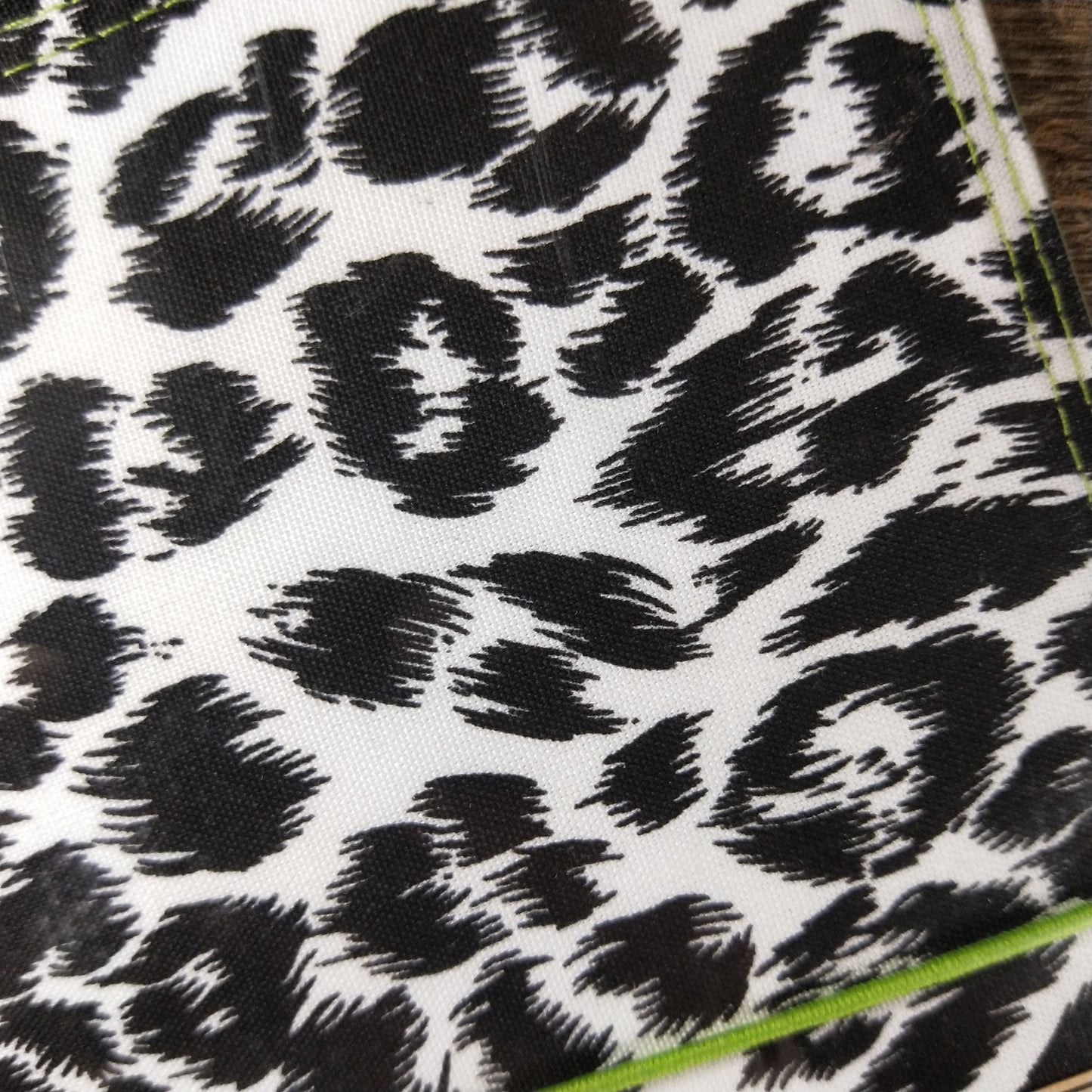 Wilddori Black and White Leopard Traveler's Notebook Cover