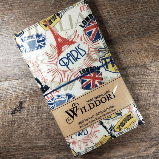 Wilddori Traveler's Notebook Cover Retro Paris