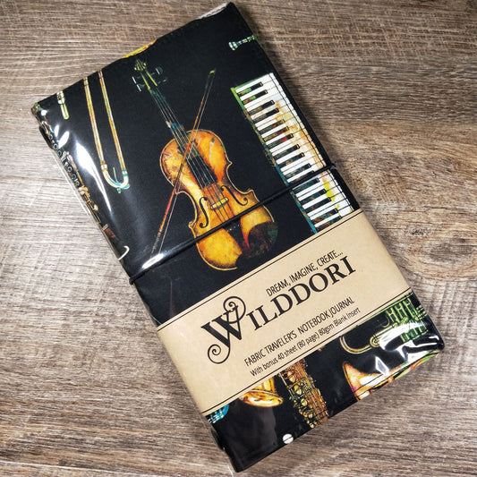 Wilddori Traveler's Notebook Cover Musical Instruments