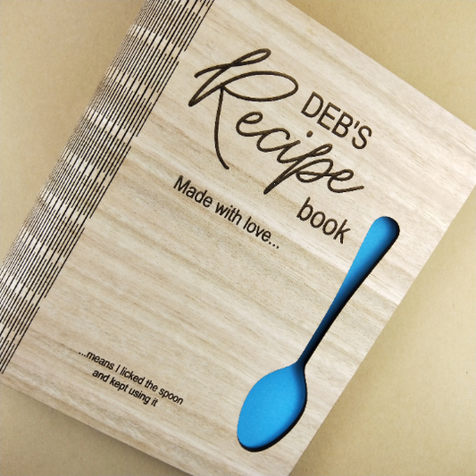 Custom A5 Recipe Book - Lick the Spoon