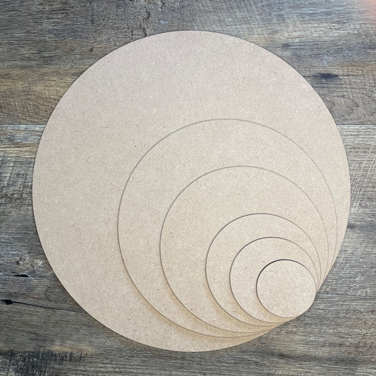 MDF Wooden Rounds 3mm