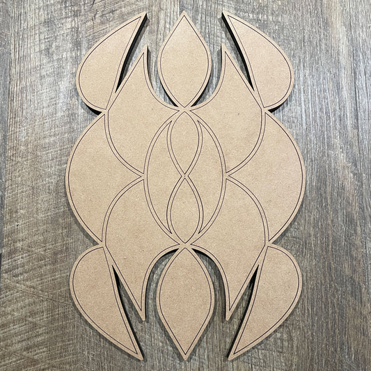 MDF Layered Cutout Mini Reflections 12