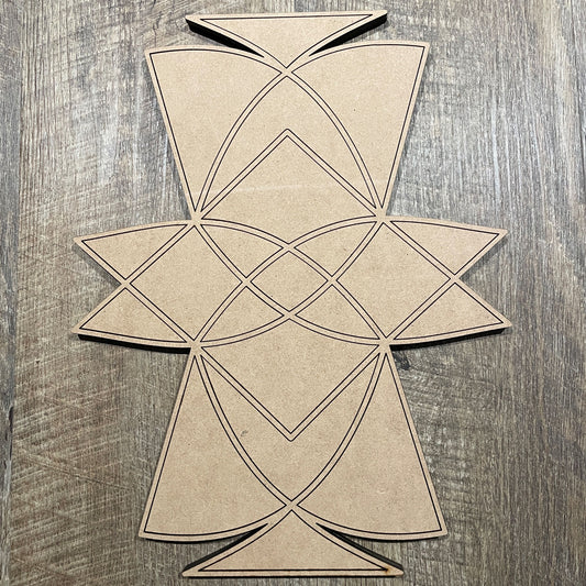 MDF Layered Cutout Mini Reflections 3