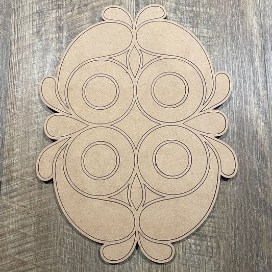 MDF Layered Cutout Mini Reflections 9