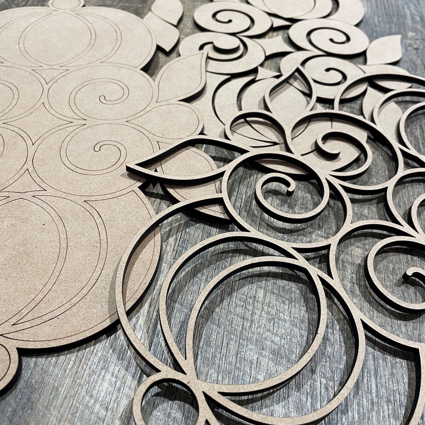MDF Layered Cutout Mini Reflections 14
