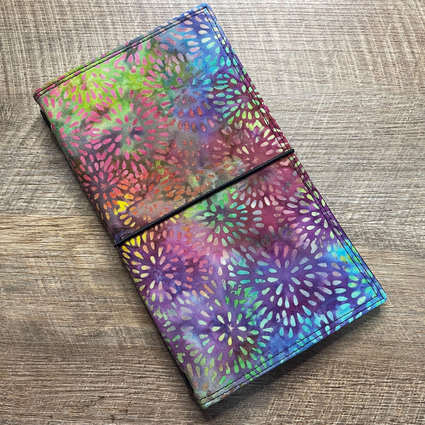 Wilddori Batik Fireworks Traveler's Notebook Cover