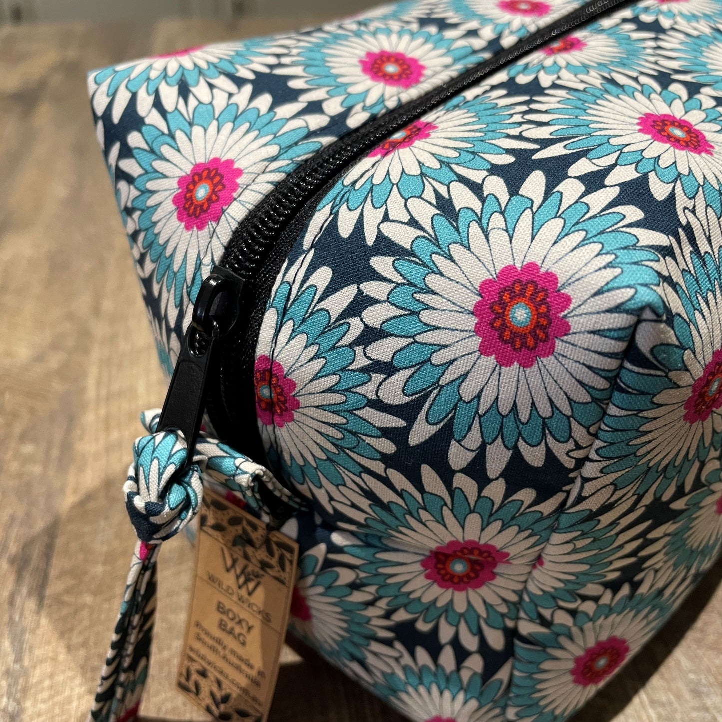 Boxy Makeup Bag - JP Tropical Flora 2