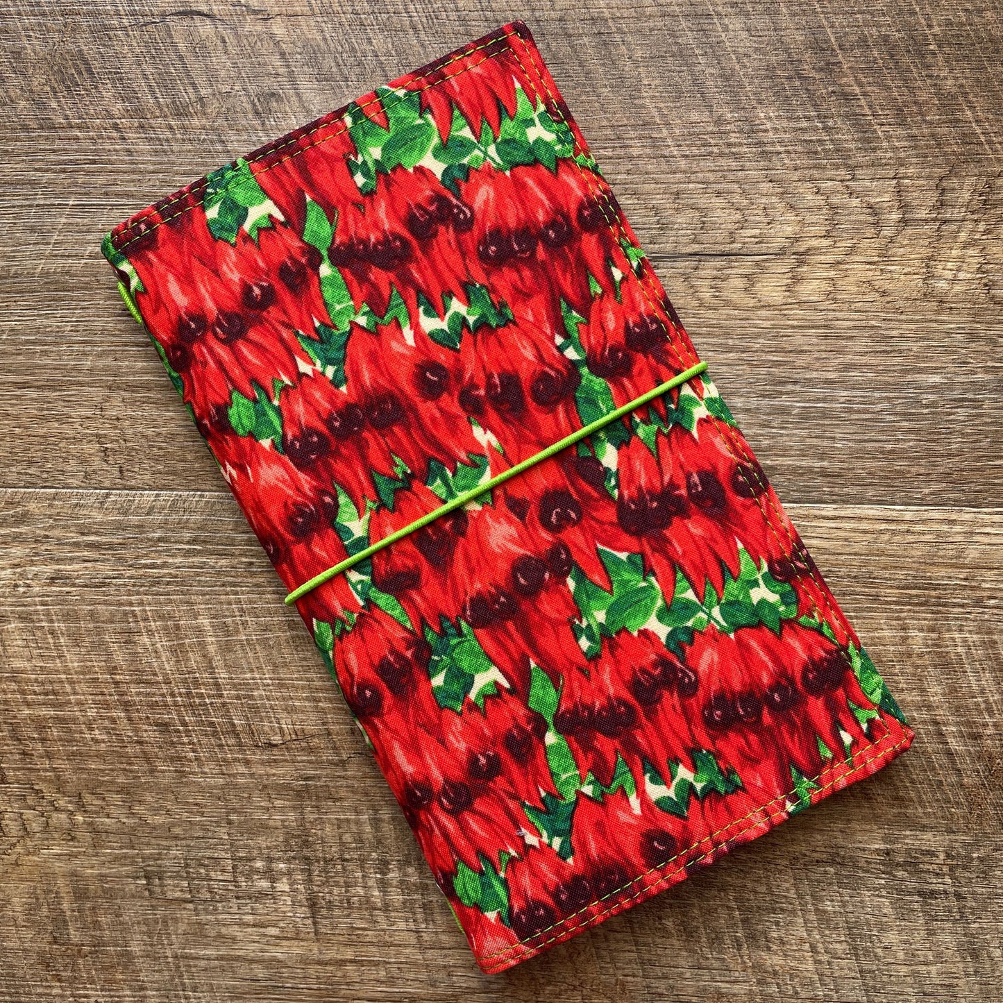 Wilddori Traveler's Notebook Cover Sturt Desert Pea