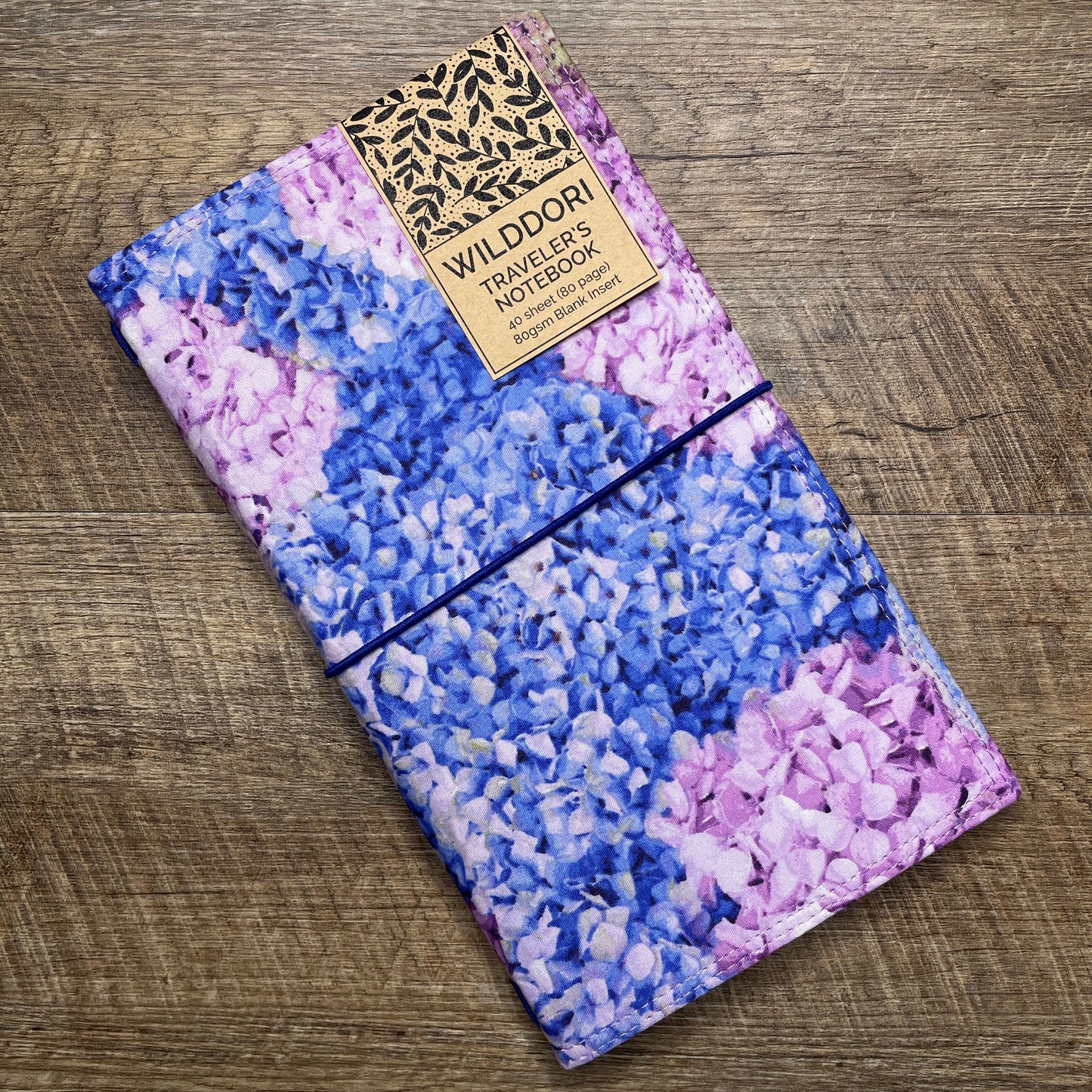 Wilddori Traveler's Notebook Cover Hydrangea