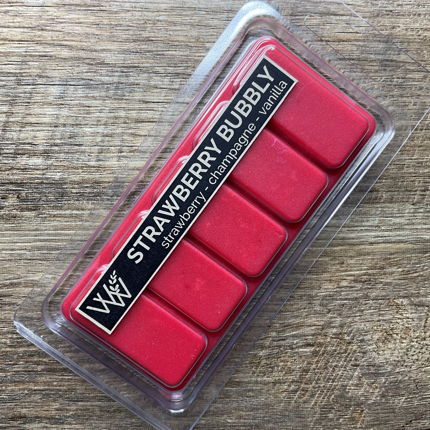 Wild Wicks Soy Wax Snap Bar Melts - Strawberry Bubbly