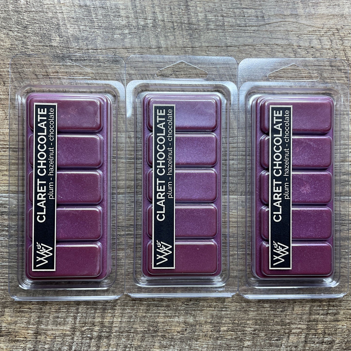 Wild Wicks Soy Wax Snap Bar Melts - Claret Chocolate