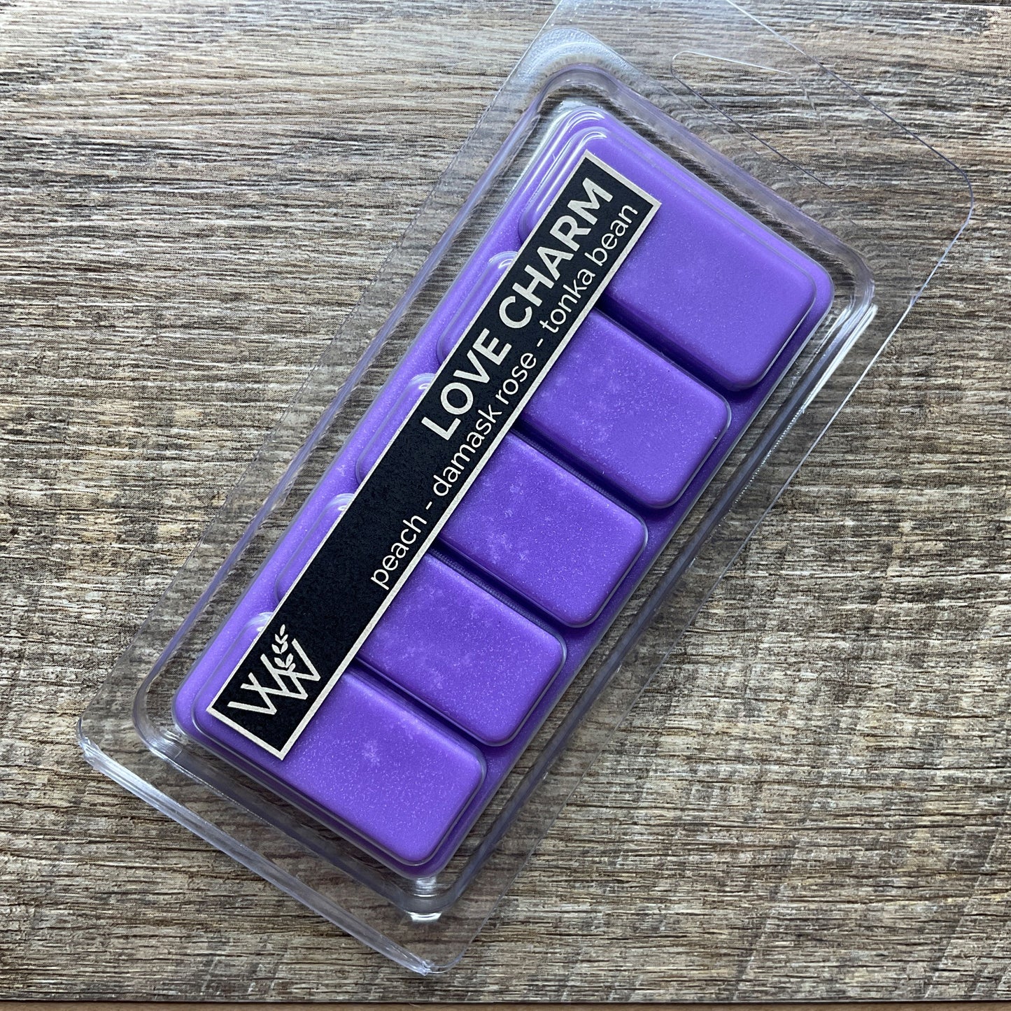 Wild Wicks Soy Wax Snap Bar Melts - Love Charm