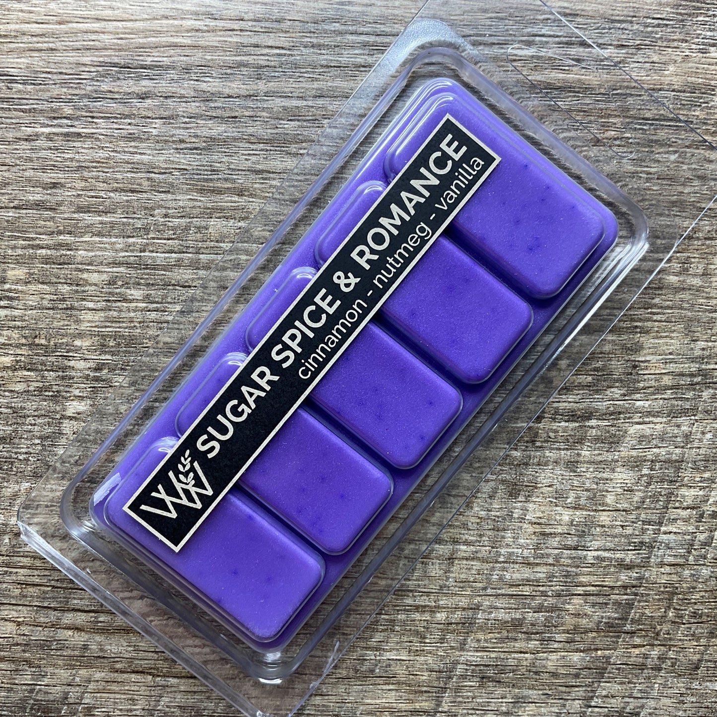 Wild Wicks Soy Wax Snap Bar Melts - Sugar Spice & Romance