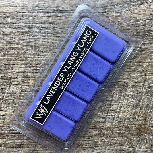 Wild Wicks Soy Wax Snap Bar Melts - Lavender Ylang Ylang