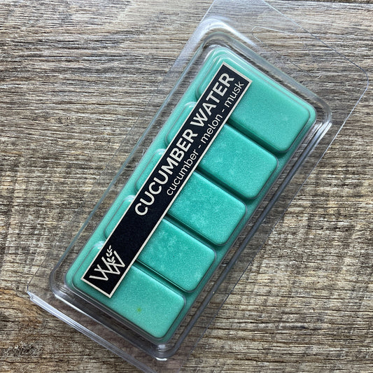 Wild Wicks Soy Wax Snap Bar Melts - Cucumber Water