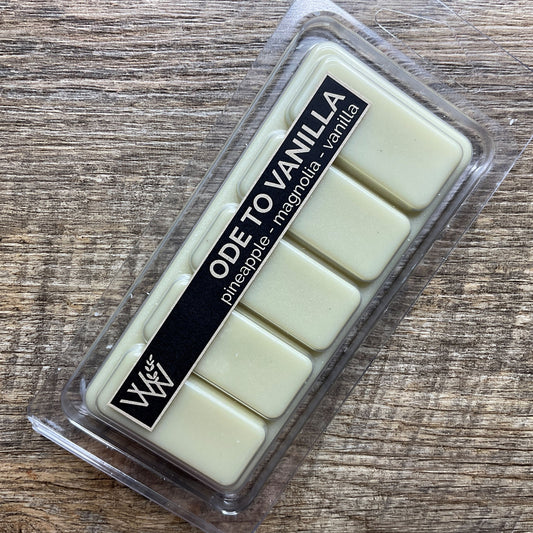 Wild Wicks Soy Wax Snap Bar Melts - Ode to Vanilla