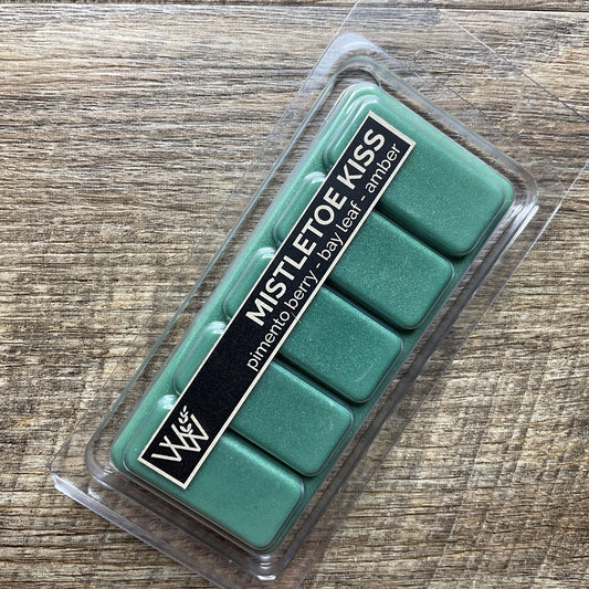 Wild Wicks Soy Wax Snap Bar Melts - Mistletoe Kiss