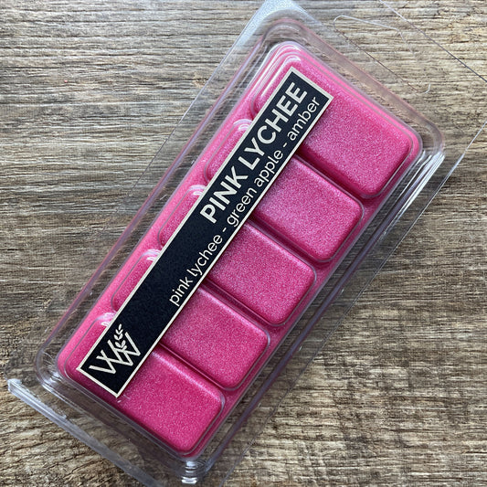 Wild Wicks Soy Wax Snap Bar Melts - Pink Lychee
