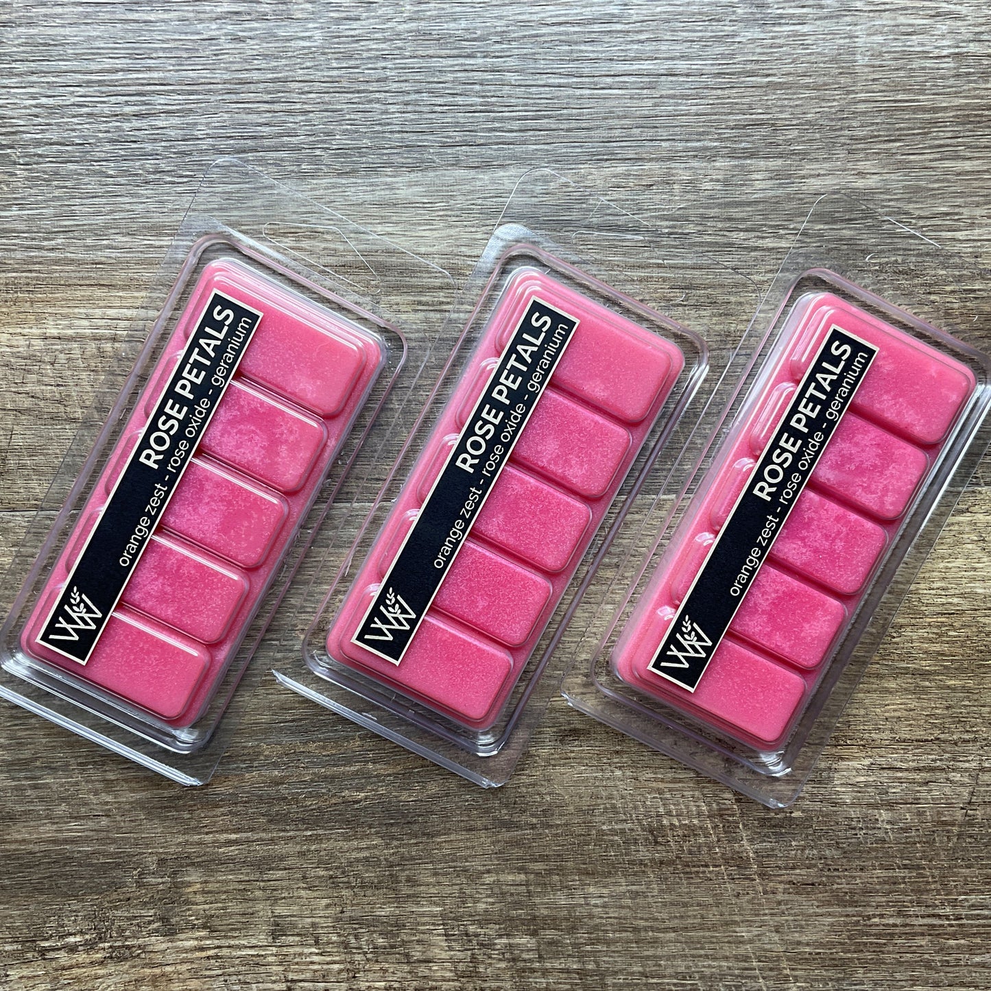 Wild Wicks Soy Wax Snap Bar Melts - Rose Petals