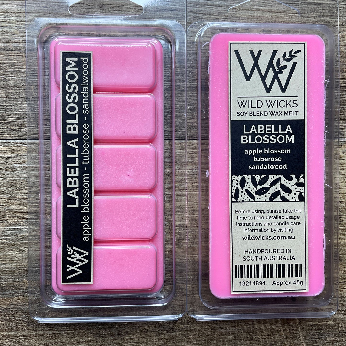 Wild Wicks Soy Wax Snap Bar Melts - Labella Blossom