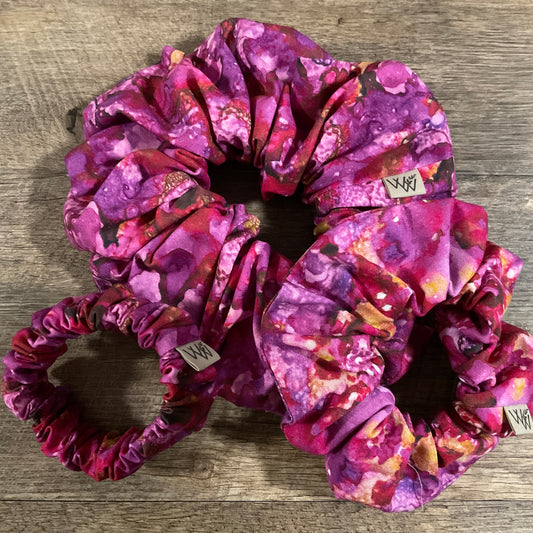 Scrunchies - Fuchsia Ink