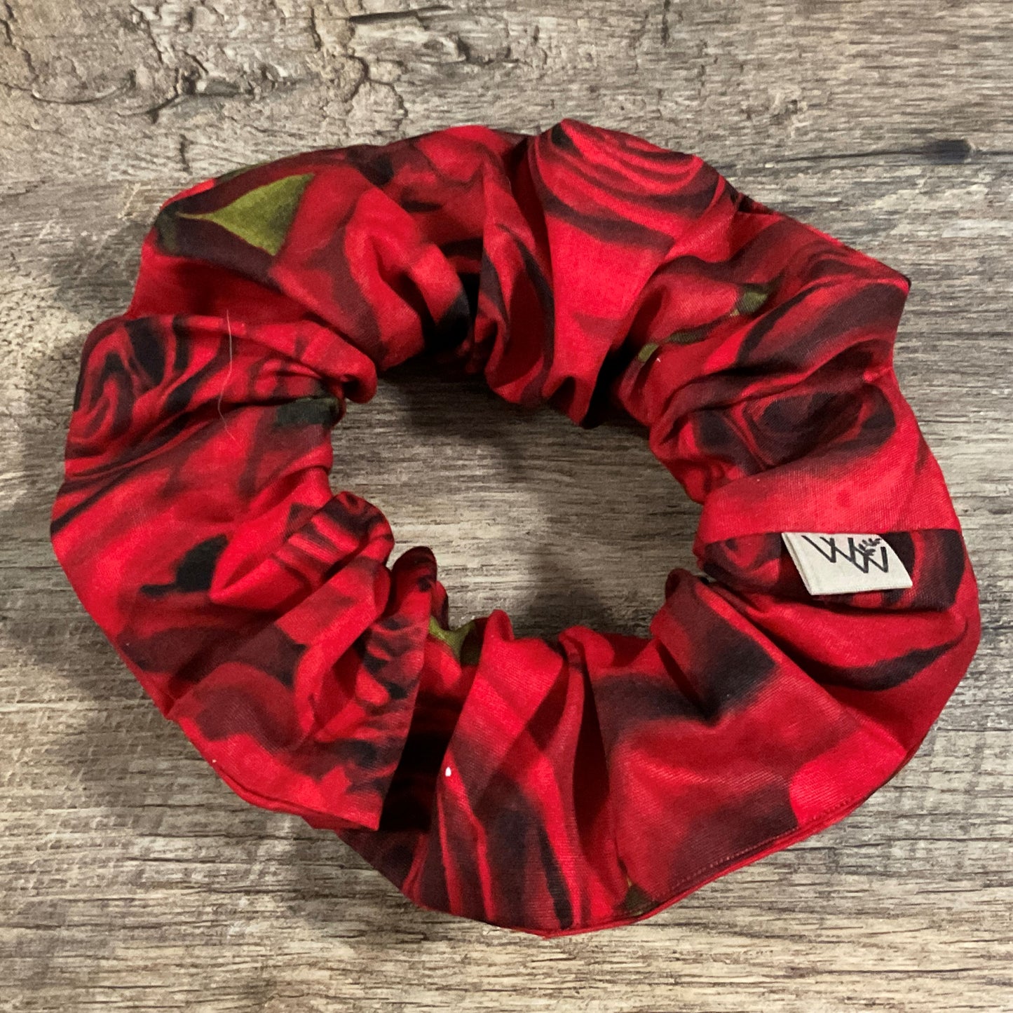 Scrunchies - Red Rose