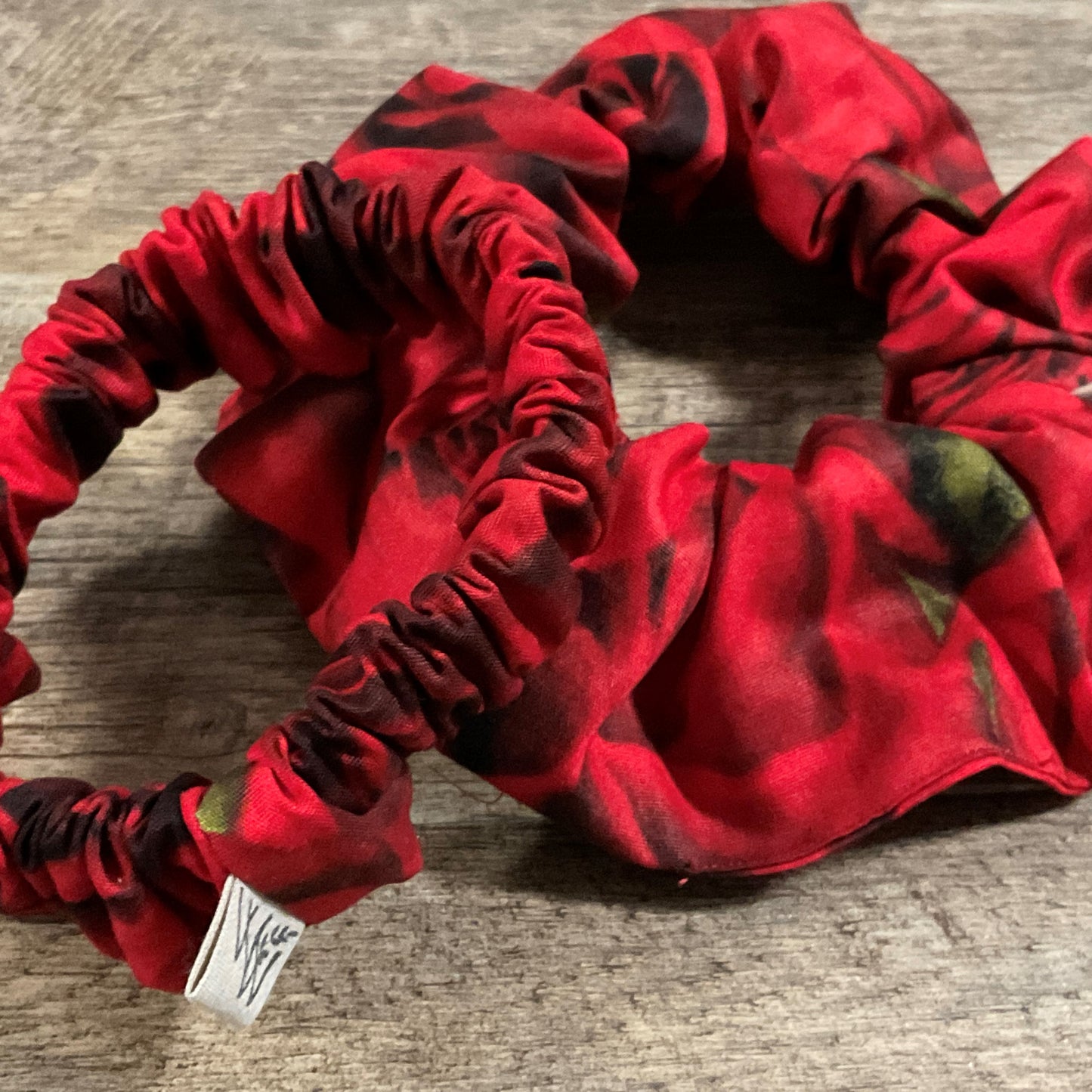 Scrunchies - Red Rose