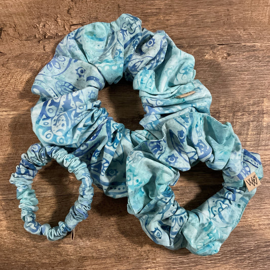 Scrunchies - Sky Batik