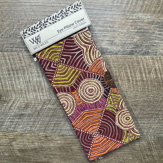 Eye Pillow Cotton Cover - Snake Vine Dreaming