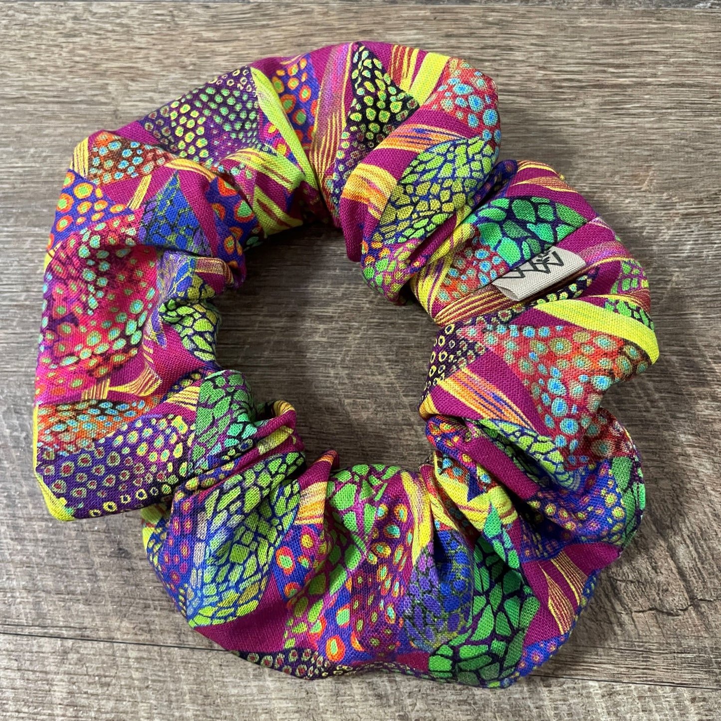 Scrunchies - Tropical Punch Fuchsia