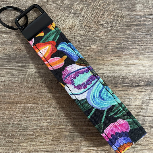 Fabric Fob Keychain - KK Iris Iridescence