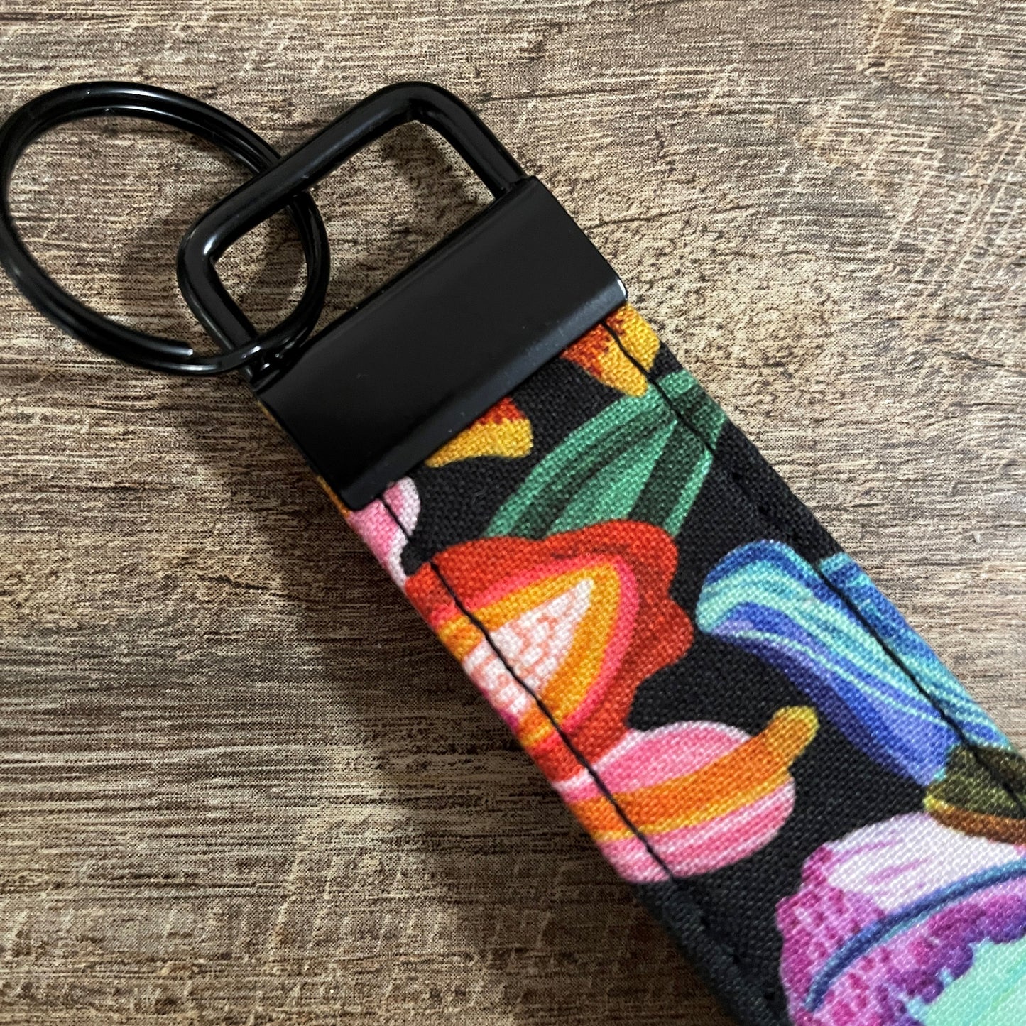 Fabric Fob Keychain - KK Iris Iridescence